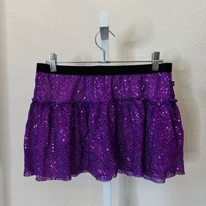 Sparkle Athletic Purple Skirt